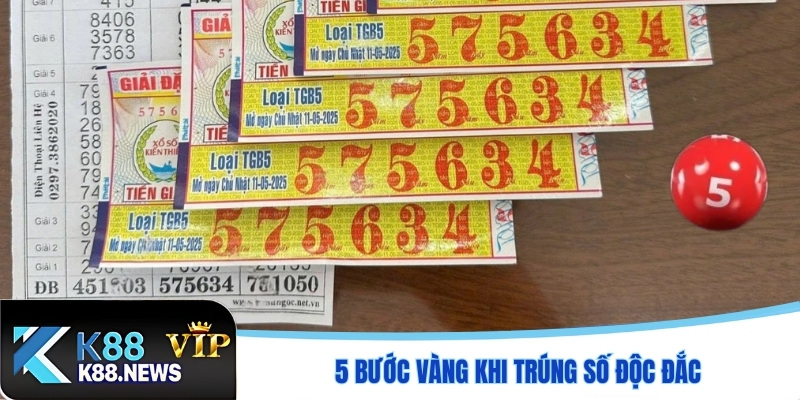 5 bước vàng khi trúng số độc đắc